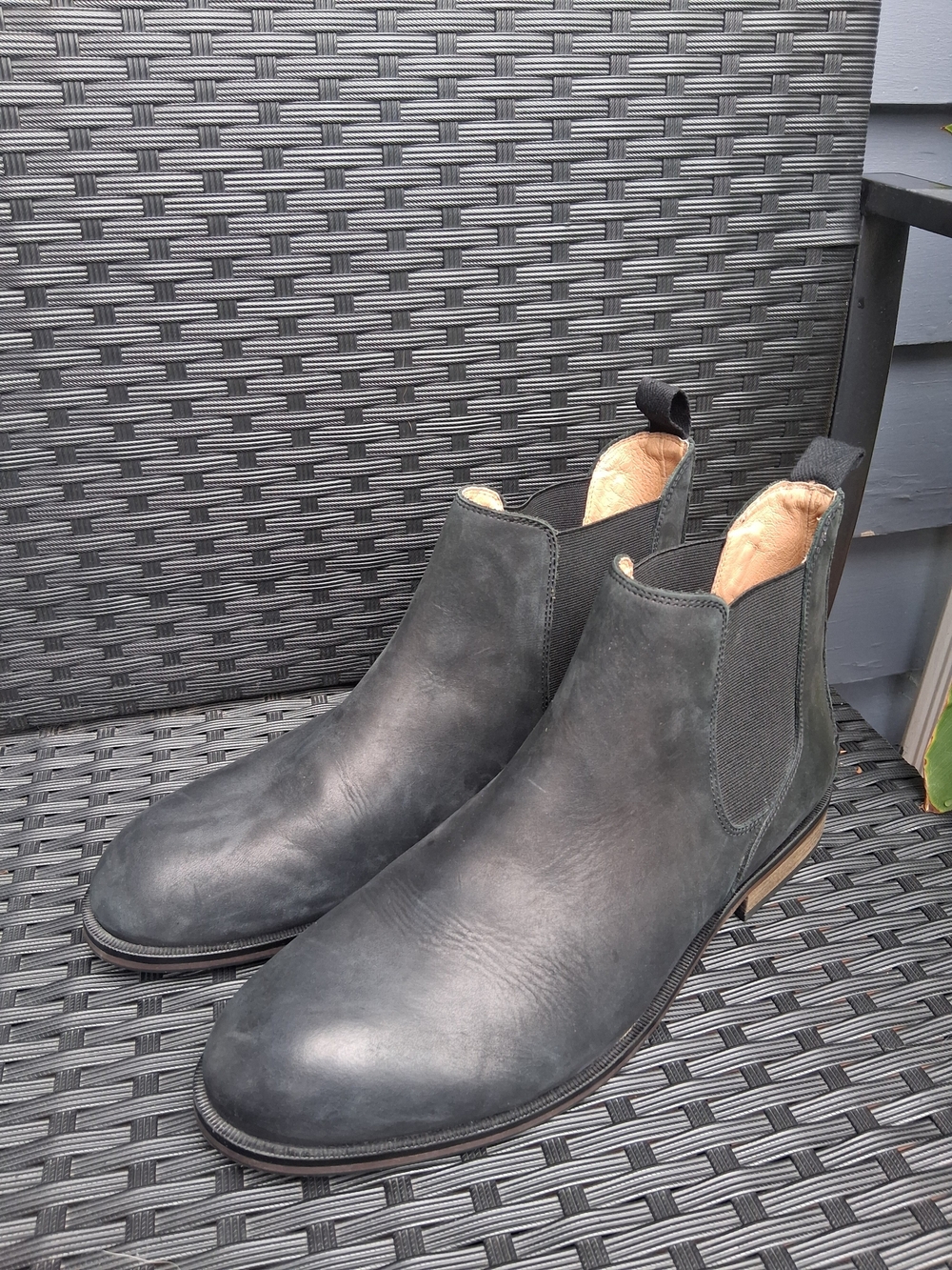 Rodd & Gunn Men's Kingsview Road Chelsea Black Chelsea Boots, Size 44